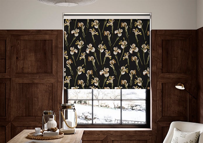 Ted Baker Wild Iris, Black - Roller Blind - Image 3